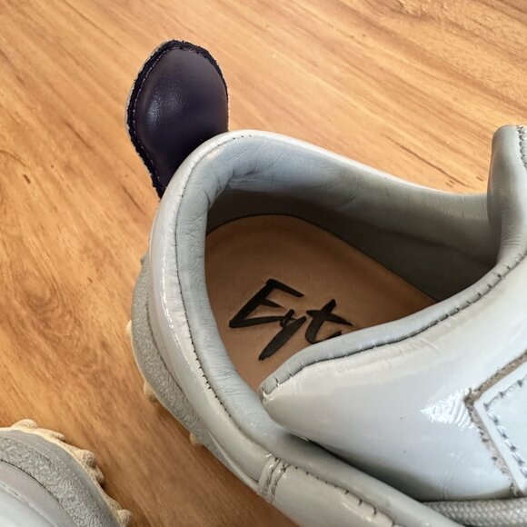 EYTYS Angel Light Blue Leather Sneakers In Sky Blue - Picture 6 of 7